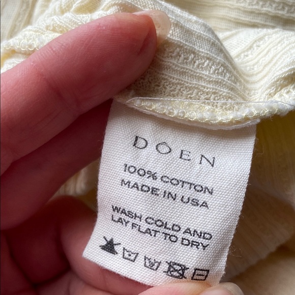 Doen Cream Ribbed Tank Top - Picture 7 of 7